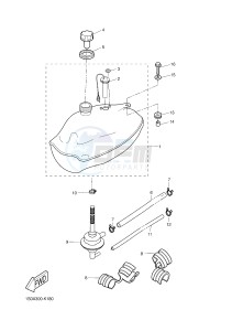 EW50N STUNT NAKED (3C7B) drawing FUEL TANK