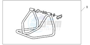 VTR1000SP RC51 drawing MAINTENANCE STAND