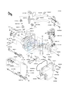 JS 800 A [800 SX-R] (A1-A3) [800 SX-R] drawing IGNITION SYSTEM -- A2_A3- -