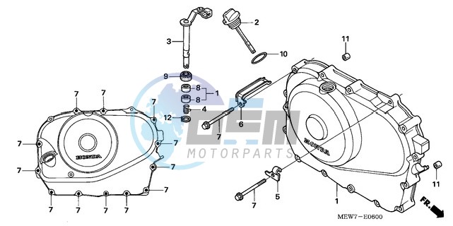 RIGHT CRANKCASE COVER