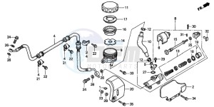 VT1100D2 drawing RR. BRAKE MASTER CYLINDER