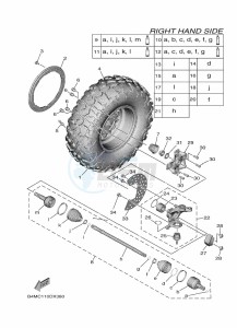 YXE1000EWS YX10ERPSN (B4MD) drawing FRONT WHEEL 2