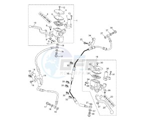 YP R X-MAX 125 drawing MASTER CYLINDER