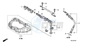 CBR1000RAA UK - (E / ABS MKH) drawing INJECTOR