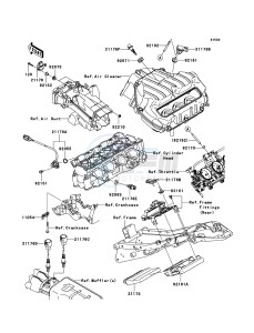 NINJA_ZX-6R ZX600P8F FR GB XX (EU ME A(FRICA) drawing Fuel Injection