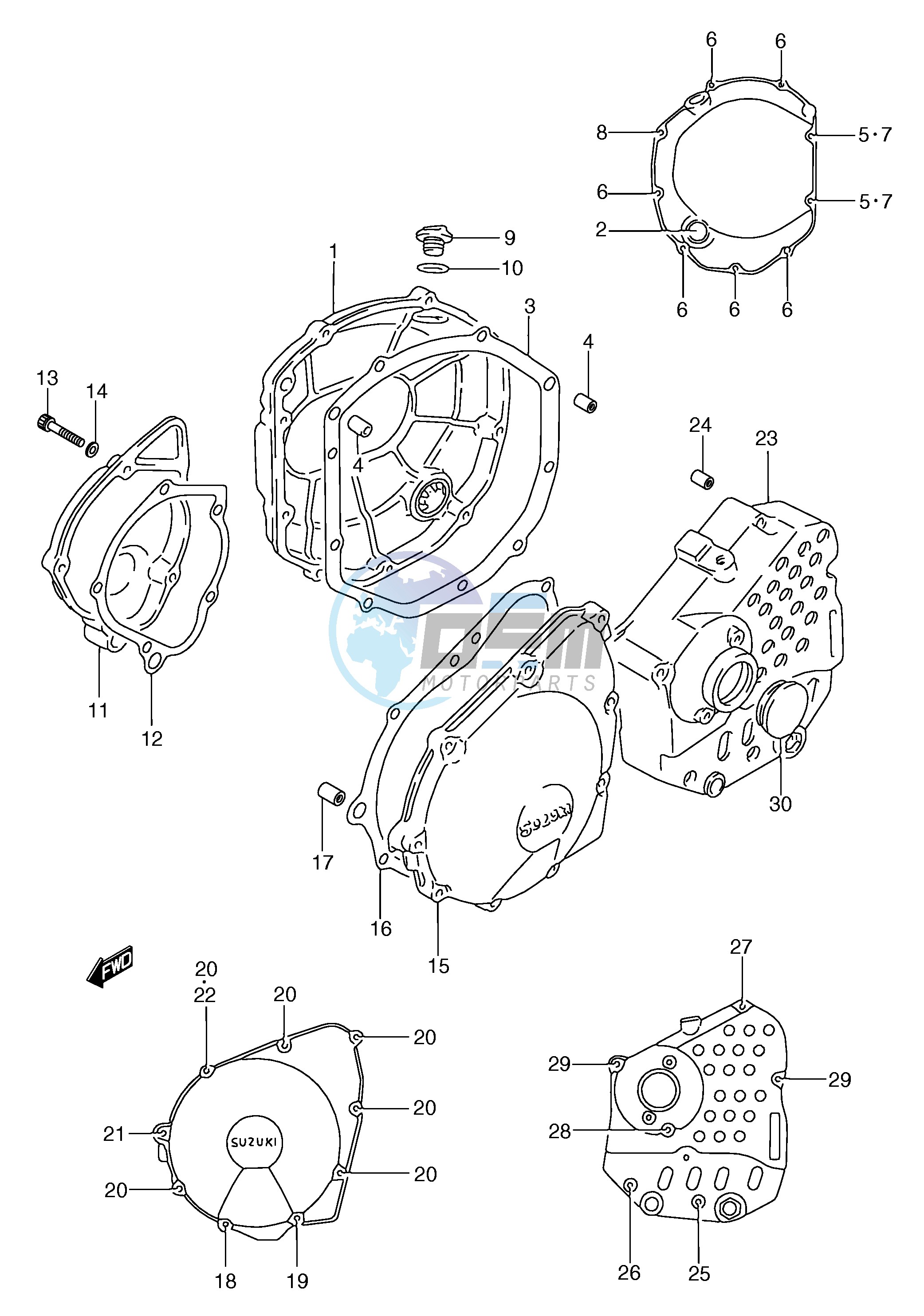 CRANKCASE COVER