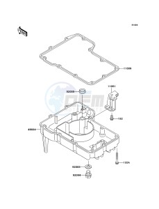 ZZR600 ZX600E6F GB XX (EU ME A(FRICA) drawing Oil Pan