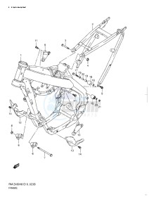 RM-Z 450 drawing FRAME L1