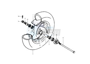 XC CYGNUS R 125 drawing FRONT WHEEL