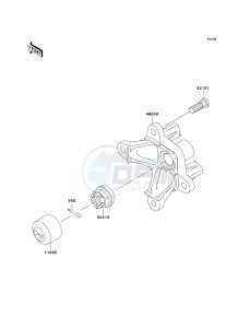 KVF 650 B [PRAIRIE 650 4X4 ADVANTAGE CLASSIC] (B2) [PRAIRIE 650 4X4 ADVANTAGE CLASSIC] drawing FRONT HUB