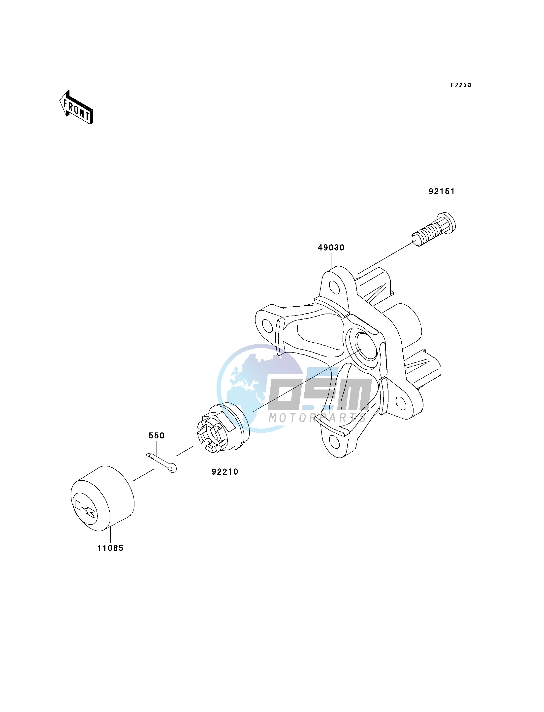 FRONT HUB