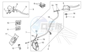 Nevada Classic IE 750 drawing Front brake system