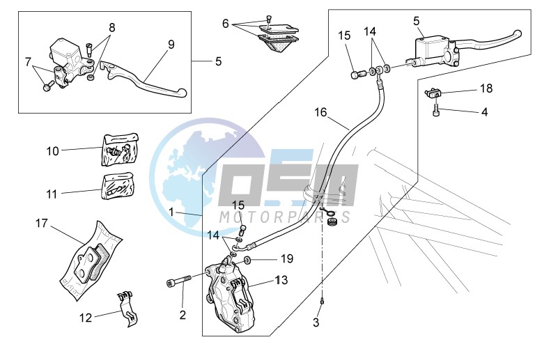 Front brake system