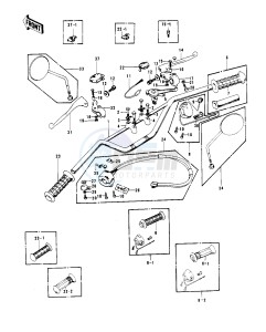 G4 TR (D-E) 100 drawing HANDLEBAR 1_2 -- 74-75- -