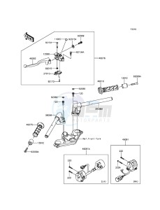 NINJA 300 ABS EX300BGFA XX (EU ME A(FRICA) drawing Handlebar