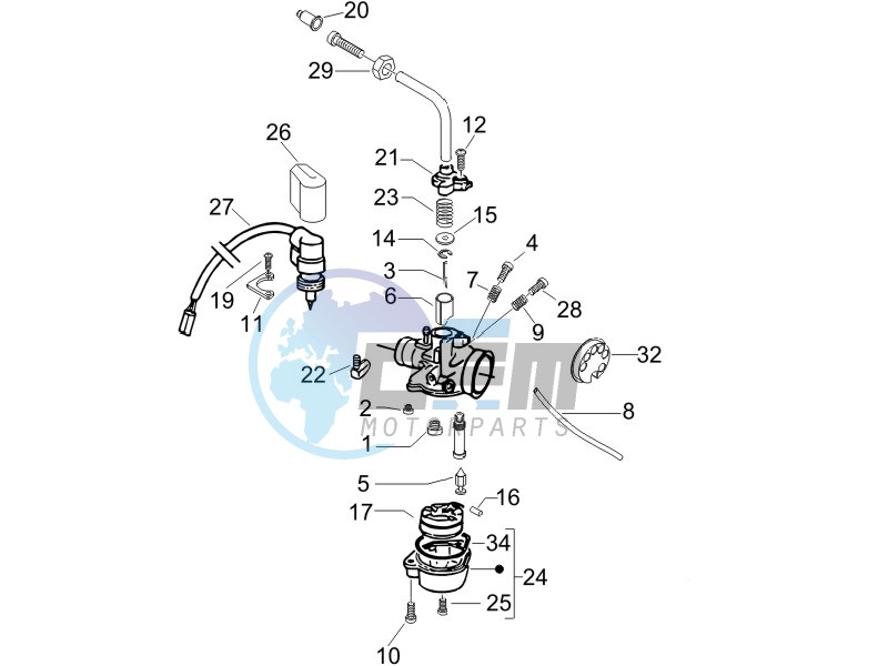 Carburetors components