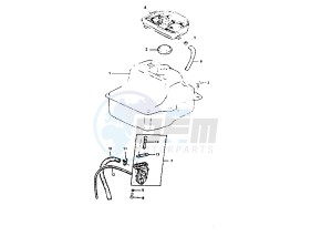 YM BREEZE 50 drawing FUEL TANK