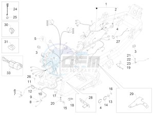 MP3 300 LT BUSINESS - SPORT ABS - ENJOY (EMEA) drawing Main cable harness