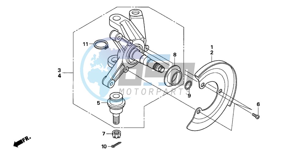 KNUCKLE (TRX500TM)