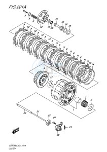 GSR750 ABS EU drawing CLUTCH