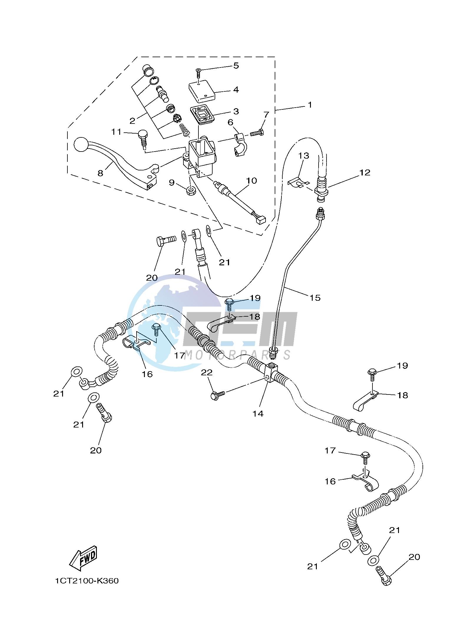 FRONT MASTER CYLINDER