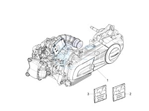 GTV 300 SEI GIORNI IE E4 ABS (EMEA) drawing Engine, assembly