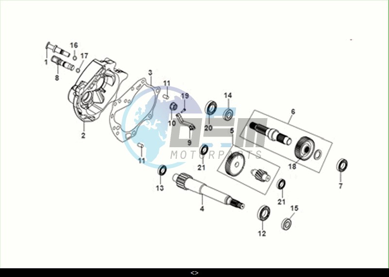 MISSION CASE-DRIVE SHAFT