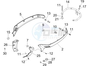 LX 125 4T drawing Side cover - Spoiler