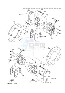 YXE700ES YXE70WPSH WOLVERINE R-SPEC EPS SE (BN56) drawing FRONT BRAKE CALIPER