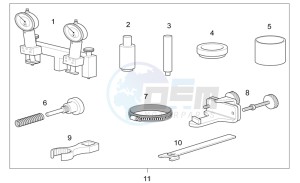 Special Tools A Rotax V990 -- drawing S.P. version Tools kit