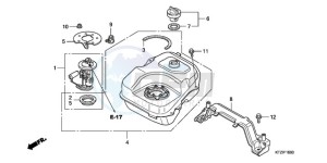 PES125R9 Europe Direct - (ED / STC 2ED) drawing FUEL TANK