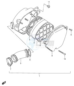 DS80 (E3-E28) drawing AIR CLEANER