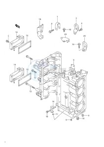 DF 60 drawing Cylinder Block