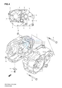 DR-Z125 EU drawing CRANKCASE