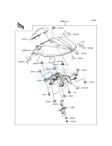 Z800 ZR800CFF UF (UK FA) XX (EU ME A(FRICA) drawing Accessory(Single Seat Cover)