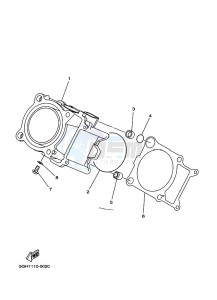 YFM450FWBD KODIAK 450 EPS (BHT2) drawing CYLINDER