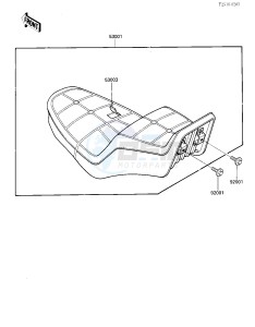 VN 700 A [LTD] (A1) [LTD] drawing SEAT