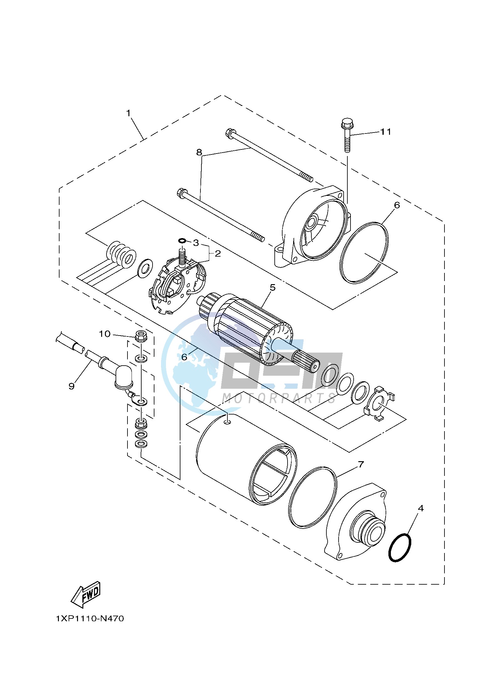 STARTING MOTOR