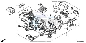 CBR1000RRD Fireblade - CBR1000RR UK - (E) drawing WIRE HARNESS (CBR1000RR/S)