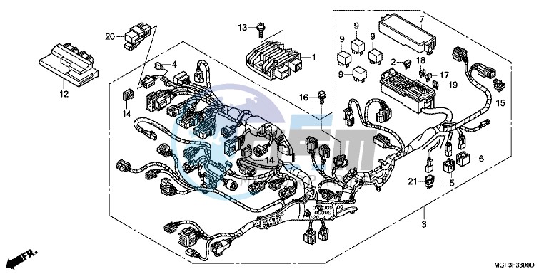 WIRE HARNESS (CBR1000RR/S)