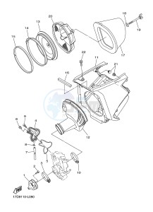 YZ250F (17DH 17DJ 17DK 17DL) drawing INTAKE