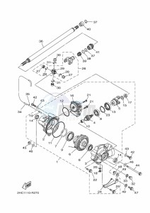 YXZ1000ET YXZ1000R SS (BASF) drawing FRONT DIFFERENTIAL