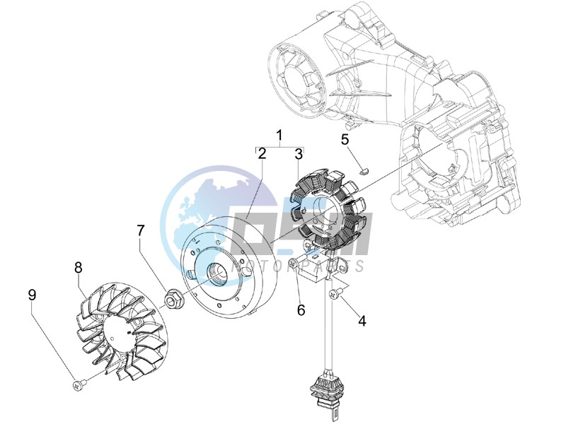 Flywheel magneto