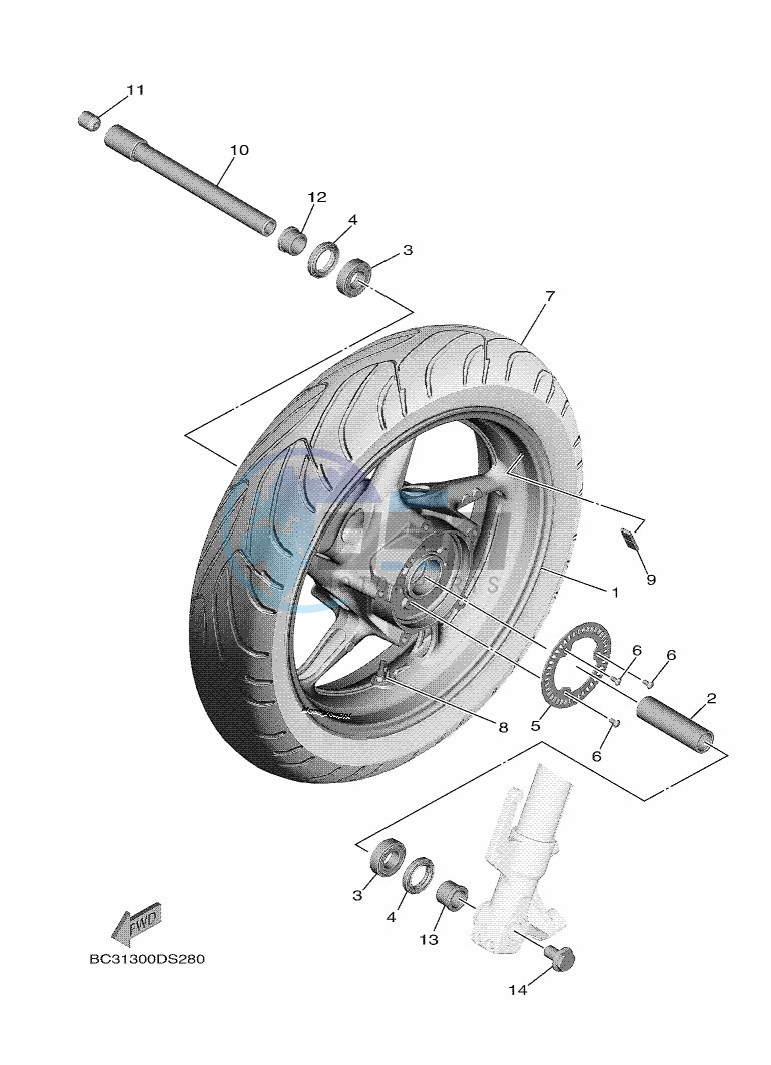 FRONT WHEEL