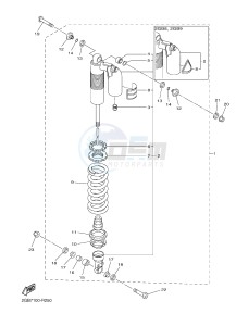 WR250F (2GB7 2GB8 2GB9) drawing REAR SUSPENSION