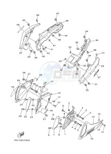 MT09A MT-09 ABS 900 (2DR4 2DR5) drawing SIDE COVER