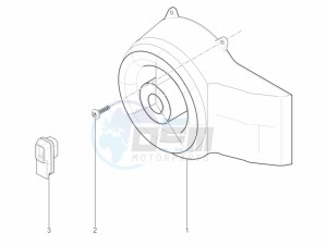 NRG POWER DT 50 drawing Flywheel magneto cover - Oil filter