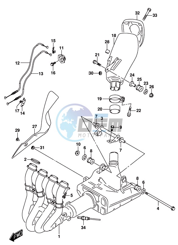 MUFFLER (GSX-S1000AL8 E21)