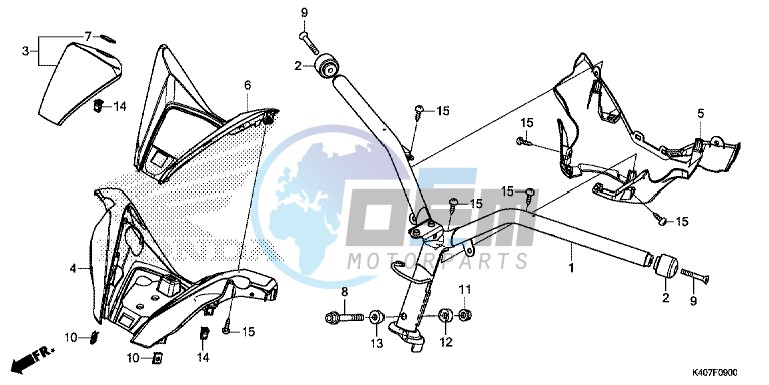 STEERING HANDLE/ HANDLE COVER