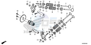 NSS125DF Forza 125 - NSS125D Europe Direct - (ED) drawing CAMSHAFT/ VALVE